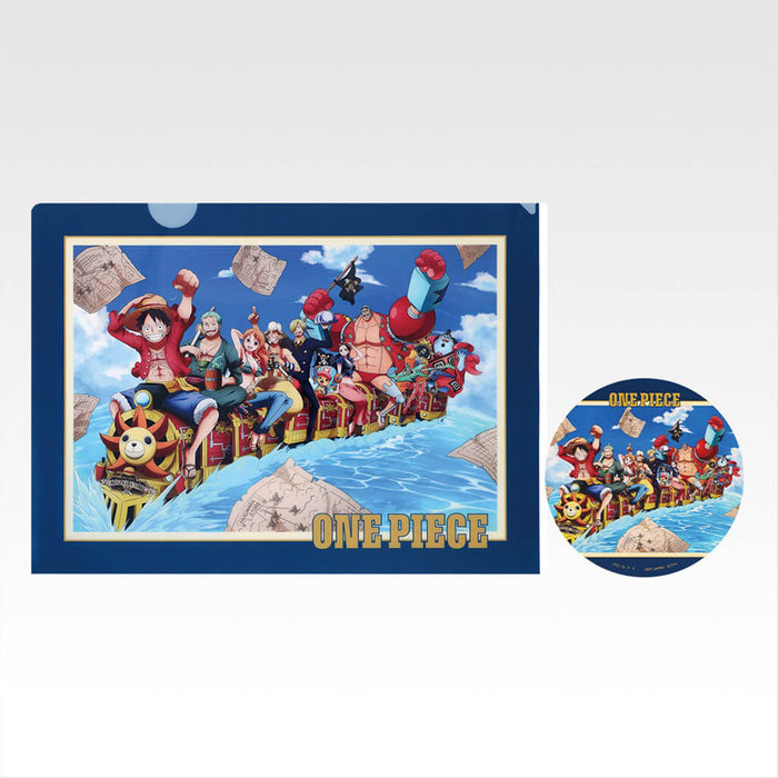 ICHIBAN KUJI ONE PIECE FUTURE ISLAND EGGHEAD MY FEELINGS FOR YOU - CLEAR FILE + STICKERS FULL SET LOT I