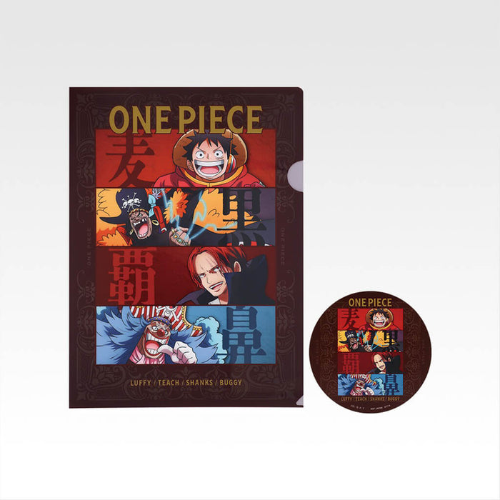 ICHIBAN KUJI ONE PIECE FUTURE ISLAND EGGHEAD MY FEELINGS FOR YOU - CLEAR FILE + STICKERS FULL SET LOT I