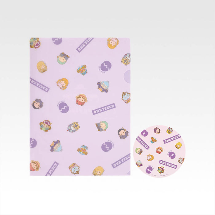 ICHIBAN KUJI ONE PIECE FUTURE ISLAND EGGHEAD MY FEELINGS FOR YOU - CLEAR FILE + STICKERS FULL SET LOT I