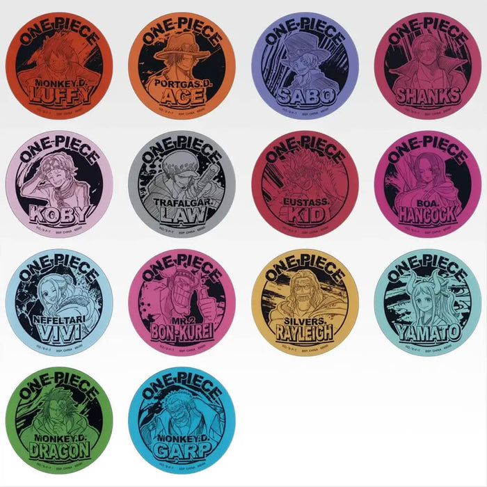 ICHIBAN KUJI ONE PIECE MONKEY D. LUFFY MEMORIES OF ADVENTURE - ACRYLIC MAGNET FULL SET LOT H