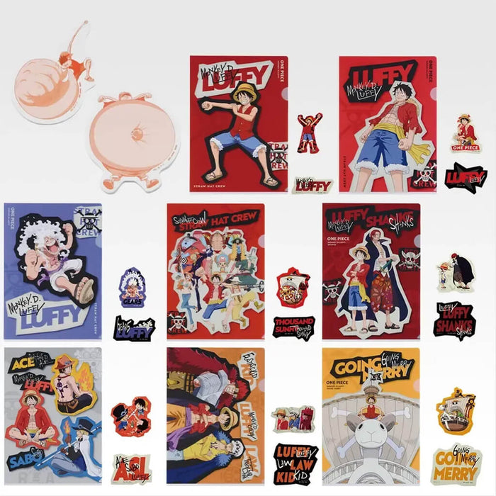 ICHIBAN KUJI ONE PIECE MONKEY D. LUFFY MEMORIES OF ADVENTURE - DESK ASSORTMENT FULL SET LOT I