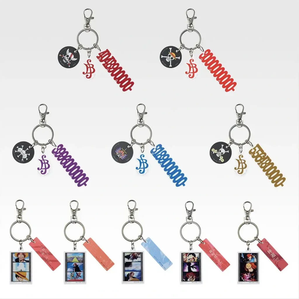 景品 Goodies Keychains (Porte-clés) Lot J Ichiban Kuji 5 cm – One Piece