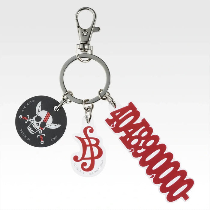 ICHIBAN KUJI ONE PIECE RED-HAIRED PIRATES - ACRYLIC CHARM FULL SET LOT J