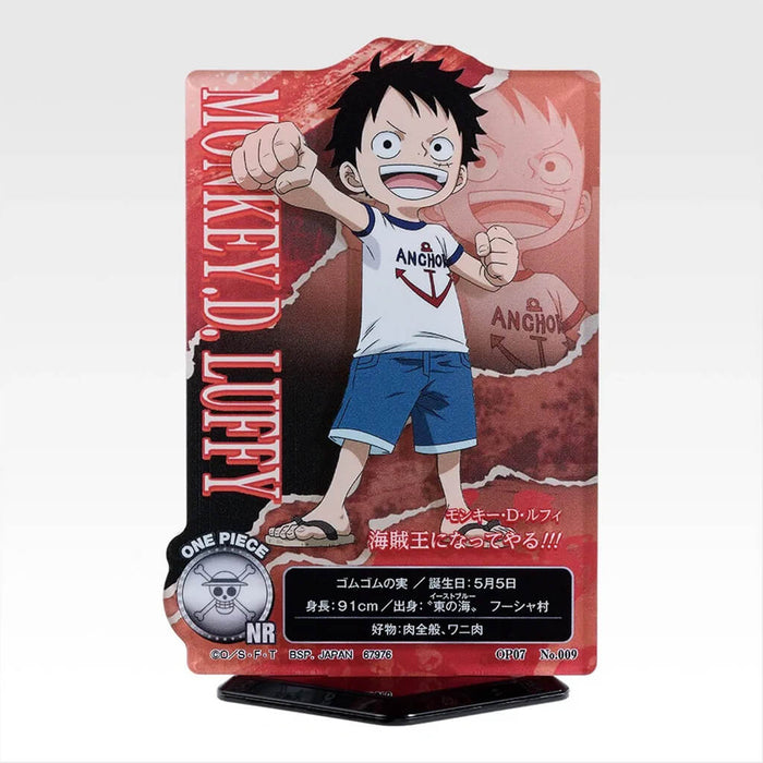 ICHIBAN KUJI ONE PIECE RED-HAIRED PIRATES - ACRYLIC STAND FULL SET LOT H