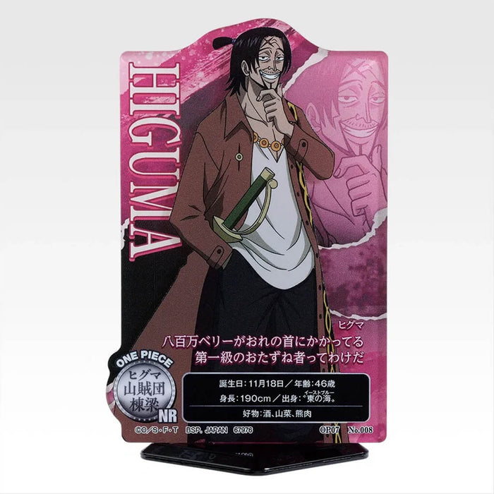 ICHIBAN KUJI ONE PIECE RED-HAIRED PIRATES - ACRYLIC STAND FULL SET LOT H