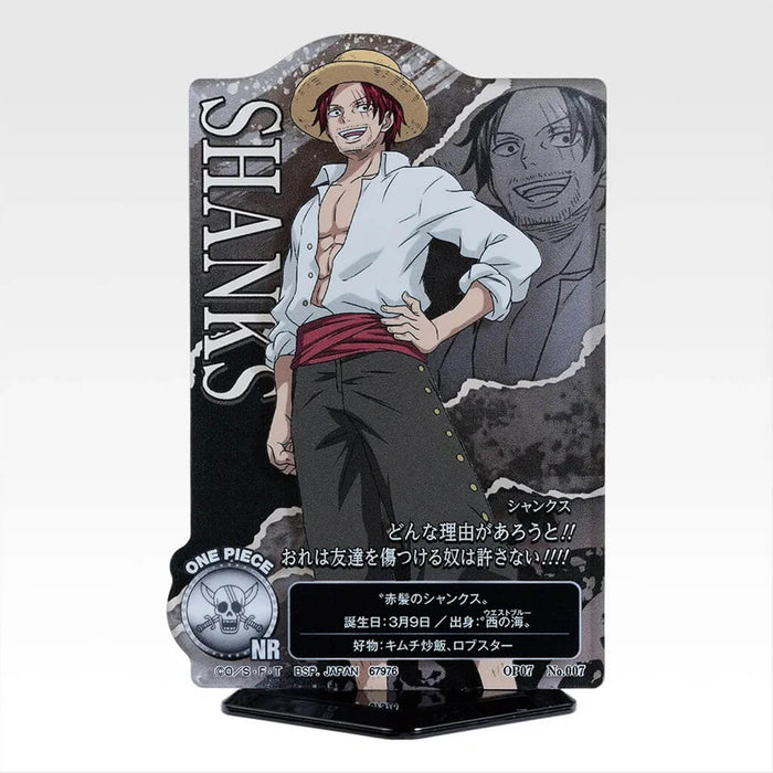 ICHIBAN KUJI ONE PIECE RED-HAIRED PIRATES - ACRYLIC STAND FULL SET LOT H