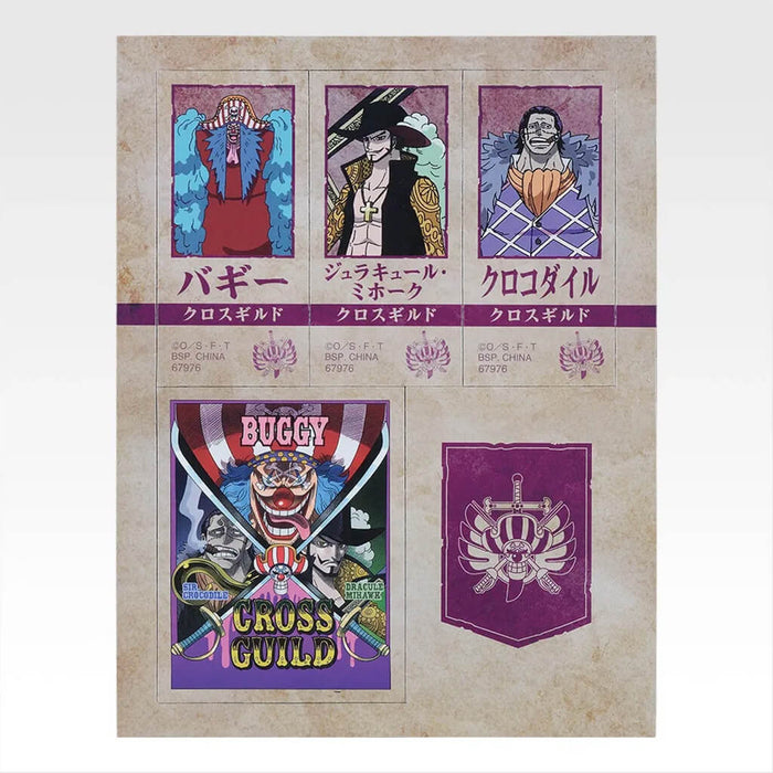 ICHIBAN KUJI ONE PIECE RED-HAIRED PIRATES - DECORATIVE MAGNET FULL SET LOT I
