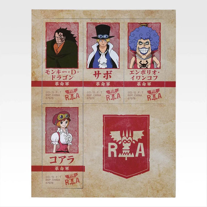 ICHIBAN KUJI ONE PIECE RED-HAIRED PIRATES - DECORATIVE MAGNET FULL SET LOT I