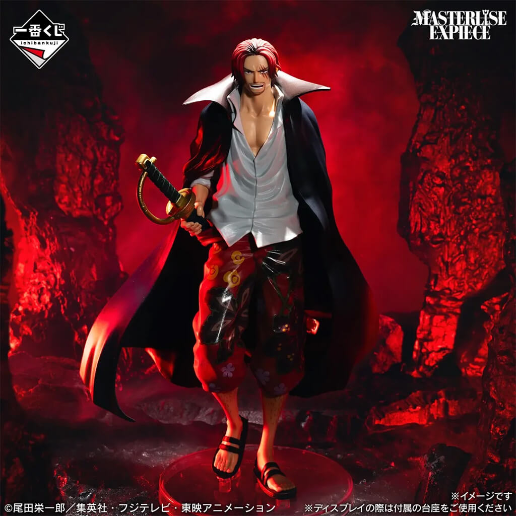 ICHIBAN KUJI ONE PIECE RED-HAIRED PIRATES - FIGURA SHANKS LOT A