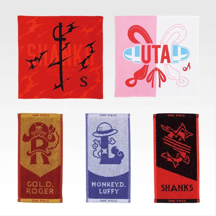 ICHIBAN KUJI ONE PIECE RED-HAIRED PIRATES - TOWEL FULL SET LOT G