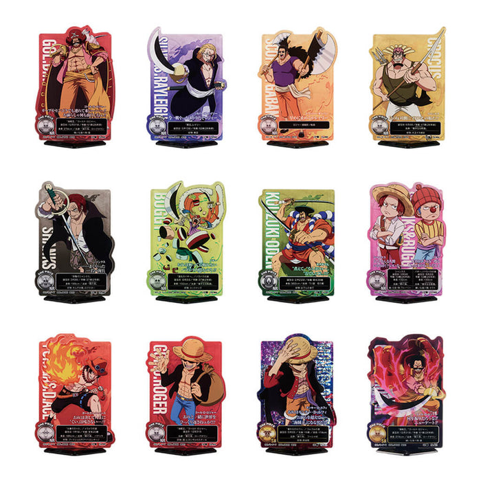 ICHIBAN KUJI ONE PIECE ROGER PIRATES LEGENDARY PIRATES - ACRYLIC STAND FULL SET LOT H