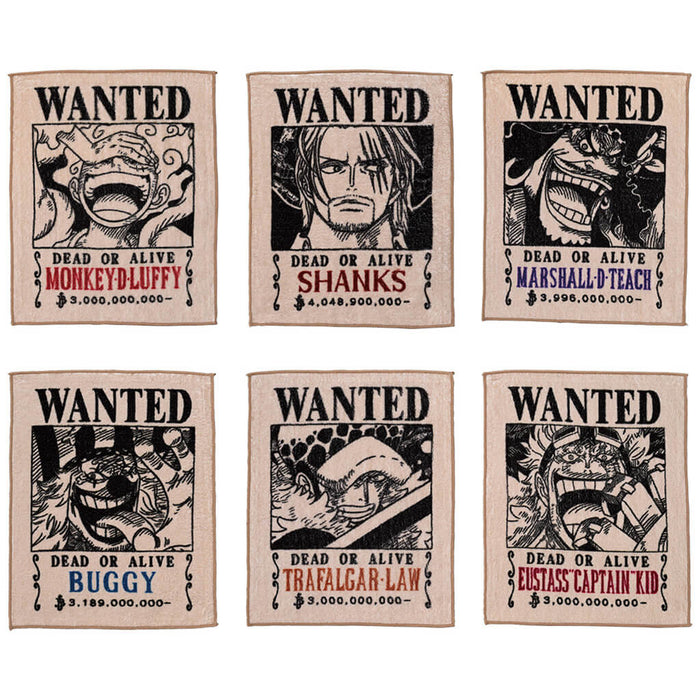 ICHIBAN KUJI ONE PIECE TAKUMI NO KEIFU HAKYOKU - TOWEL FULL SET (WANTED) LOT F