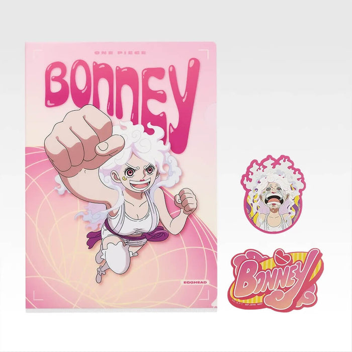 ICHIBAN KUJI ONE PIECE THE FUTURE WE ENVISION - CLEAR FILE + STICKERS FULL SET LOT I