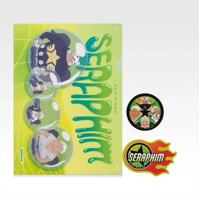 ICHIBAN KUJI ONE PIECE THE FUTURE WE ENVISION - CLEAR FILE + STICKERS FULL SET LOT I