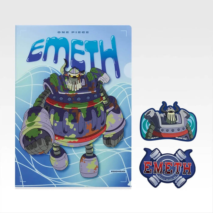 ICHIBAN KUJI ONE PIECE THE FUTURE WE ENVISION - CLEAR FILE + STICKERS FULL SET LOT I