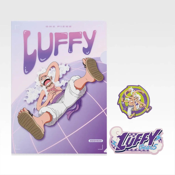 ICHIBAN KUJI ONE PIECE THE FUTURE WE ENVISION - CLEAR FILE + STICKERS FULL SET LOT I