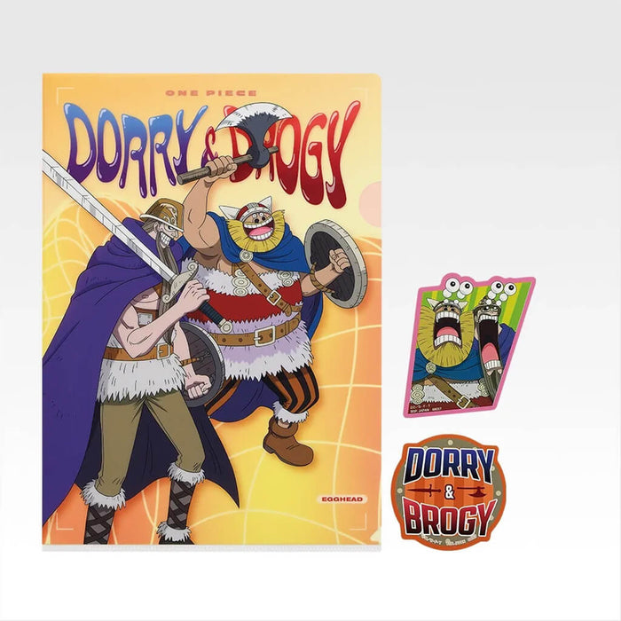 ICHIBAN KUJI ONE PIECE THE FUTURE WE ENVISION - CLEAR FILE + STICKERS FULL SET LOT I