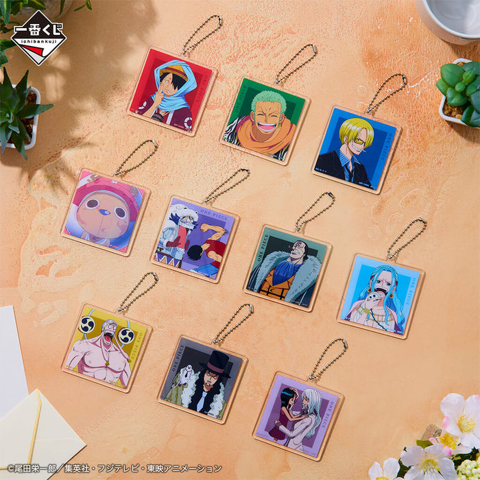 ICHIBAN KUJI ONE PIECE THE GREATEST BATTLE - ACRYLIC CHARM FULL SET LOT J