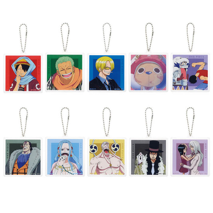 ICHIBAN KUJI ONE PIECE THE GREATEST BATTLE - ACRYLIC CHARM FULL SET LOT J