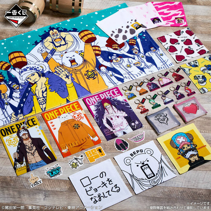ICHIBAN KUJI ONE PIECE THE UNBREAKABLE LAW - TOWEL FULL SET LOT H