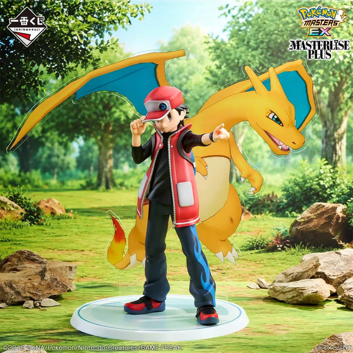 ICHIBAN KUJI POKEMON MASTERS EX 7th ANNIVERSARY - FIGURINE SYGNA SUIT RED & CHARIZARD LOT A