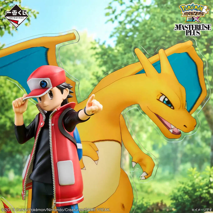 ICHIBAN KUJI POKEMON MASTERS EX 7th ANNIVERSARY - FIGURINE SYGNA SUIT RED & CHARIZARD LOT A