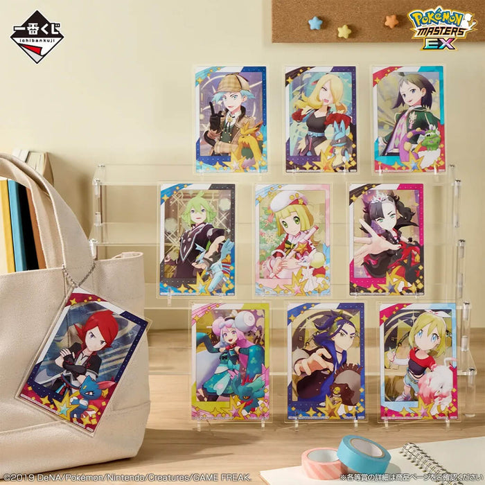 ICHIBAN KUJI POKEMON MASTERS EX 7th ANNIVERSARY - MEMORIAL PHOTO MINI ART BOARD FULL SET LOT E