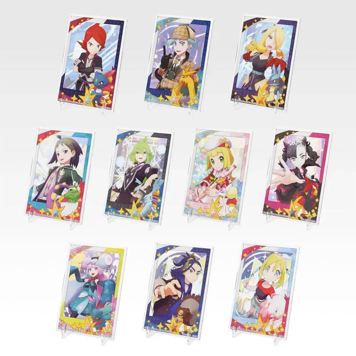 ICHIBAN KUJI POKEMON MASTERS EX 7th ANNIVERSARY - MEMORIAL PHOTO MINI ART BOARD FULL SET LOT E
