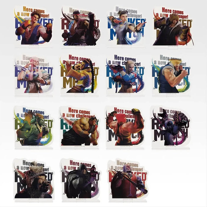 ICHIBAN KUJI STREET FIGHTER 6 - ACRYLIC STAND FULL SET LOT F