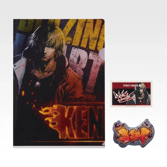 ICHIBAN KUJI STREET FIGHTER 6 - CLEAR FILE + STICKERS FULL SET LOT H