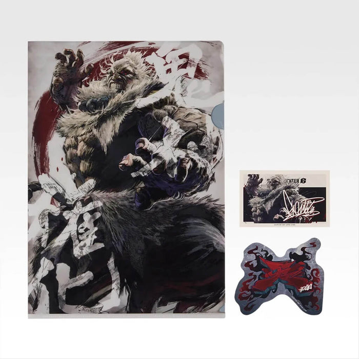 ICHIBAN KUJI STREET FIGHTER 6 - CLEAR FILE + STICKERS FULL SET LOT H