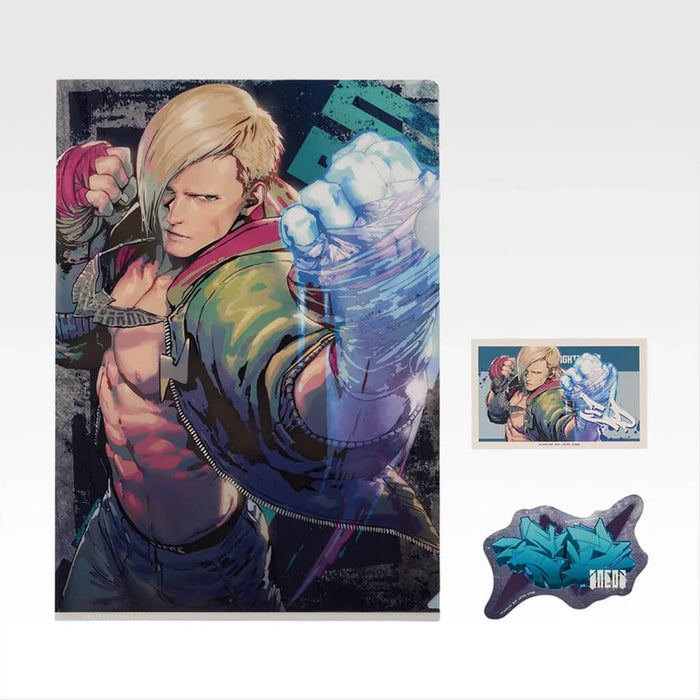 ICHIBAN KUJI STREET FIGHTER 6 - CLEAR FILE + STICKERS FULL SET LOT H