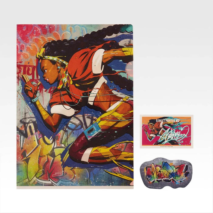 ICHIBAN KUJI STREET FIGHTER 6 - CLEAR FILE + STICKERS FULL SET LOT H