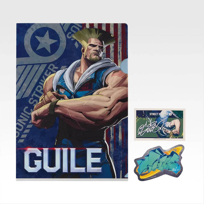 ICHIBAN KUJI STREET FIGHTER 6 - CLEAR FILE + STICKERS FULL SET LOT H