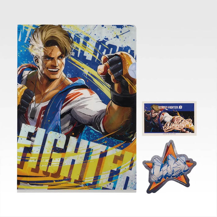 ICHIBAN KUJI STREET FIGHTER 6 - CLEAR FILE + STICKERS FULL SET LOT H