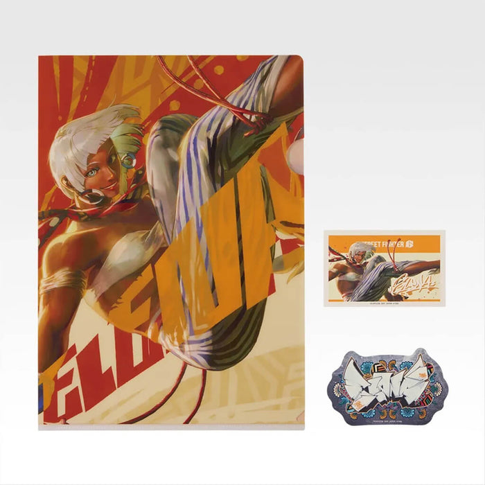 ICHIBAN KUJI STREET FIGHTER 6 - CLEAR FILE + STICKERS FULL SET LOT H