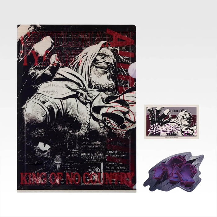 ICHIBAN KUJI STREET FIGHTER 6 - CLEAR FILE + STICKERS FULL SET LOT H