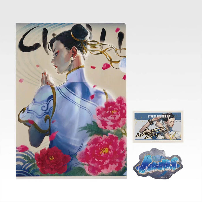 ICHIBAN KUJI STREET FIGHTER 6 - CLEAR FILE + STICKERS FULL SET LOT H