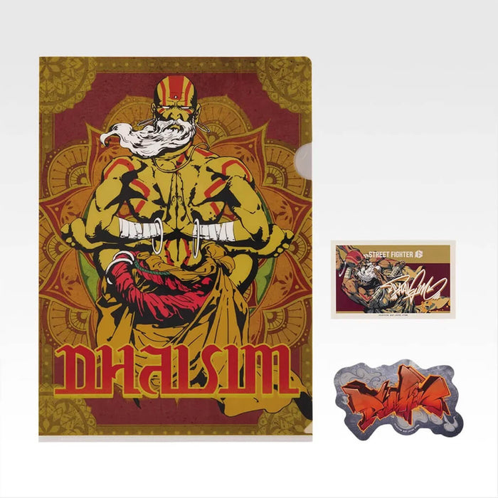 ICHIBAN KUJI STREET FIGHTER 6 - CLEAR FILE + STICKERS FULL SET LOT H