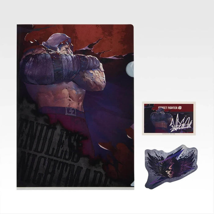 ICHIBAN KUJI STREET FIGHTER 6 - CLEAR FILE + STICKERS FULL SET LOT H