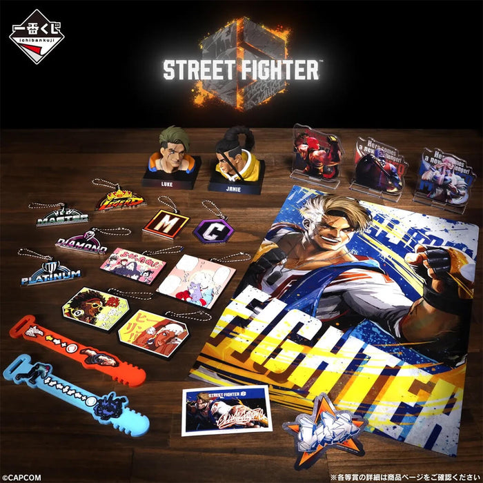 ICHIBAN KUJI STREET FIGHTER 6 - RUBBER ASSORTMENT FULL SET LOT G