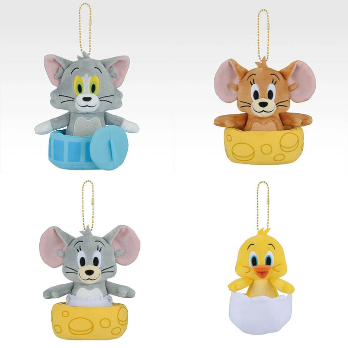 ICHIBAN KUJI TOM AND JERRY COLORFUL FUNNY TIME! - DISPLAY PLUSH MASCOT LOT C/D/E/F