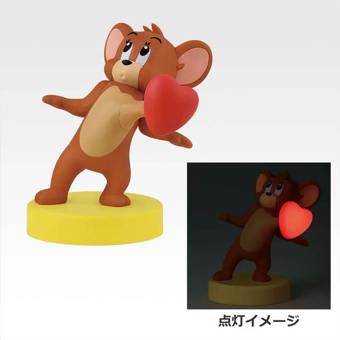 ICHIBAN KUJI TOM AND JERRY COLORFUL FUNNY TIME! - FIGURINE JERRY HEARTBEAT LIGHT LOT B