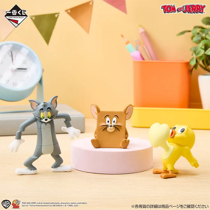 ICHIBAN KUJI TOM AND JERRY COLORFUL FUNNY TIME! - FIGURINES CHAOTIC DESKTOP FULL SET LOT G
