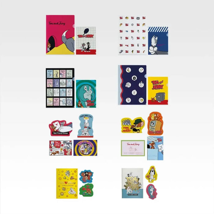 ICHIBAN KUJI TOM AND JERRY COLORFUL FUNNY TIME! - STATIONERY ASSORTMENT FULL SET LOT J