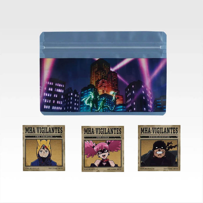 ICHIBAN KUJI VIGILANTE MY HERO ACADEMIA ILLEGALS - ZIPPER BAG + STICKERS FULL SET LOT H