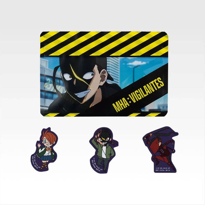 ICHIBAN KUJI VIGILANTE MY HERO ACADEMIA ILLEGALS - ZIPPER BAG + STICKERS FULL SET LOT H