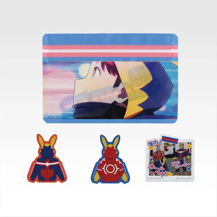 ICHIBAN KUJI VIGILANTE MY HERO ACADEMIA ILLEGALS - ZIPPER BAG + STICKERS FULL SET LOT H