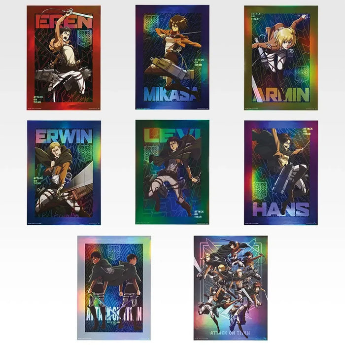 Ichiban Kuji Attack on Titan Dedicate Your Heart - Aurora Poster Full Set Lot G