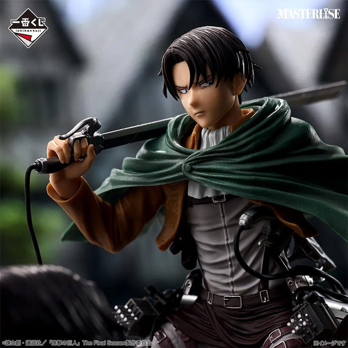 Ichiban Kuji Attack on Titan Dedicate Your Heart - Figurine Levi Ackerman Humanity's Strongest Soldier Last One